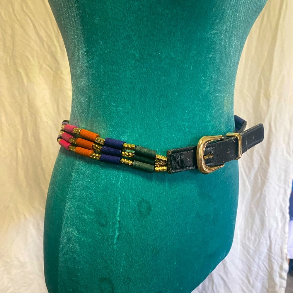 Vintage belt with beads 4-6